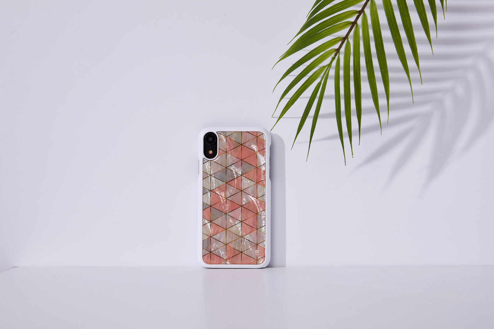 iKins iPhone XR Case Diamond White Stylish Protection