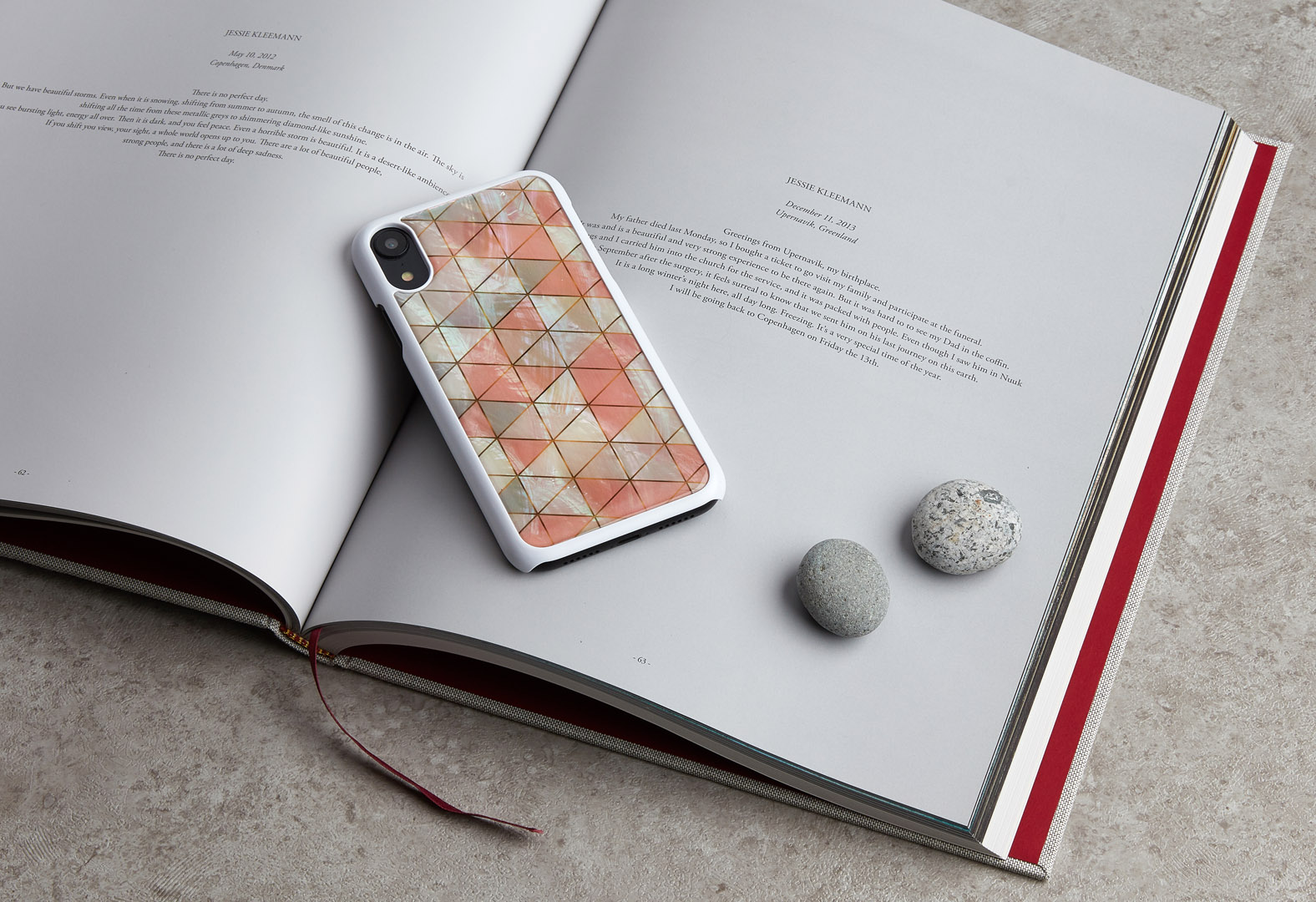 iKins iPhone XR Case Diamond White Stylish Protection