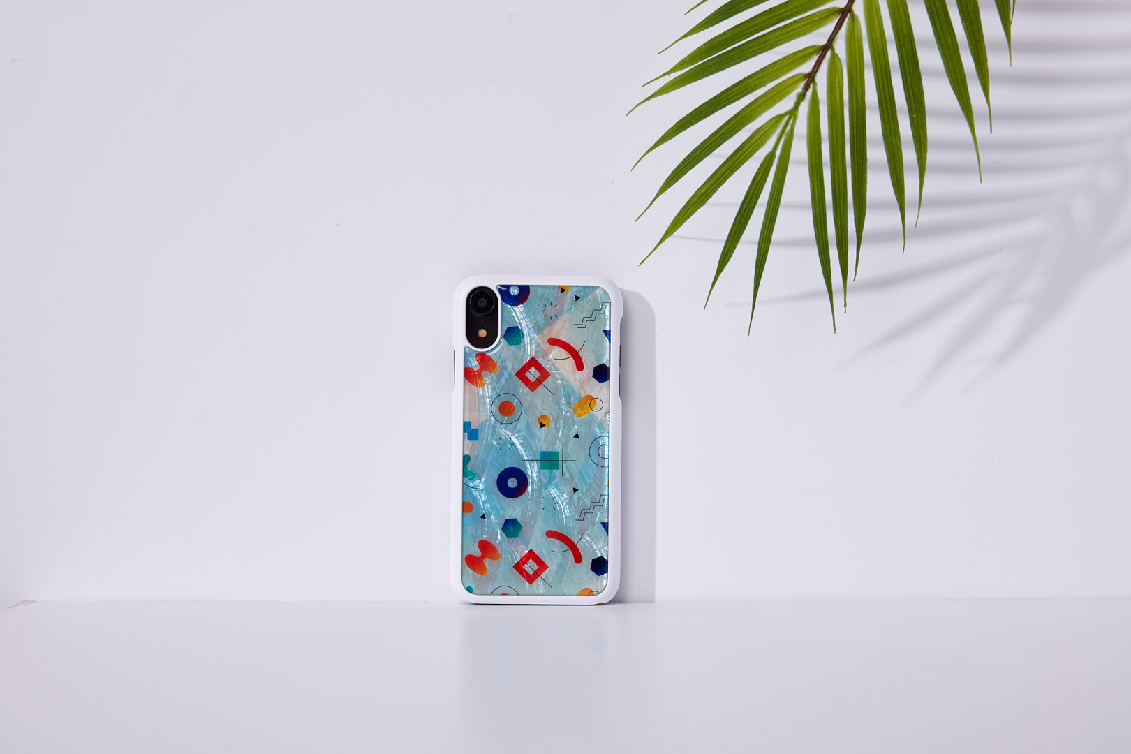 iKins iPhone XR Vāciņš Poppin Rock White Izturīga Aizsardzība