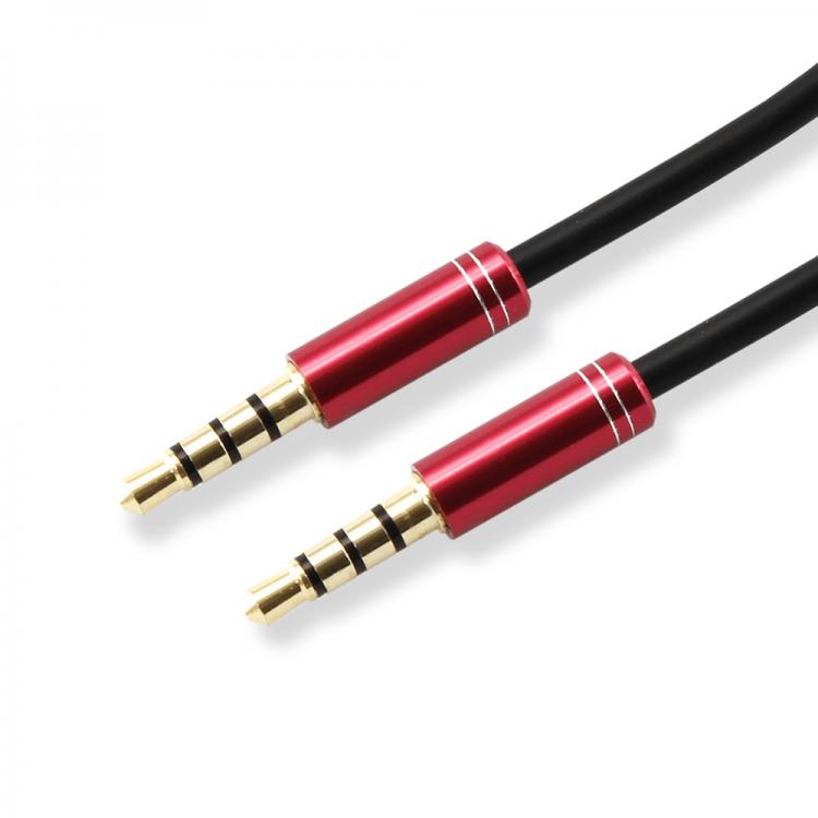 Sbox 3535-1.5R AUX kabelis 3.5 mm į 3.5 mm Braškių raudona
