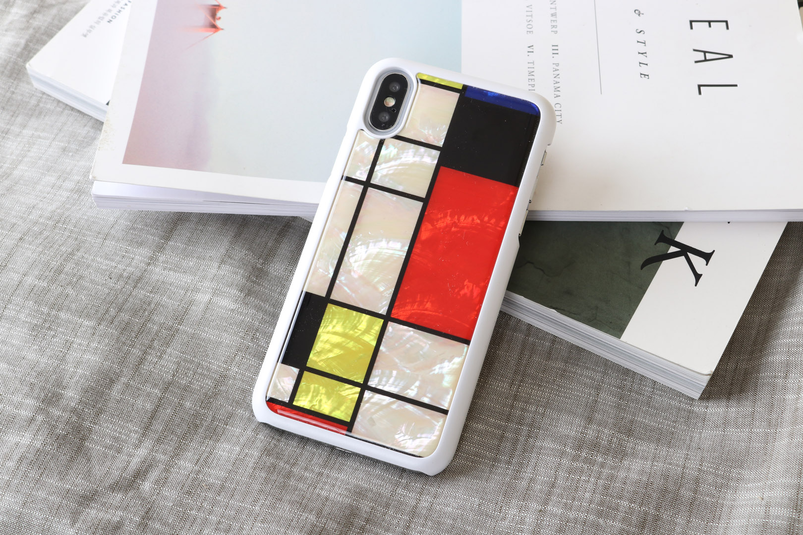 iKins iPhone XS/S Mondrian White Vāciņš