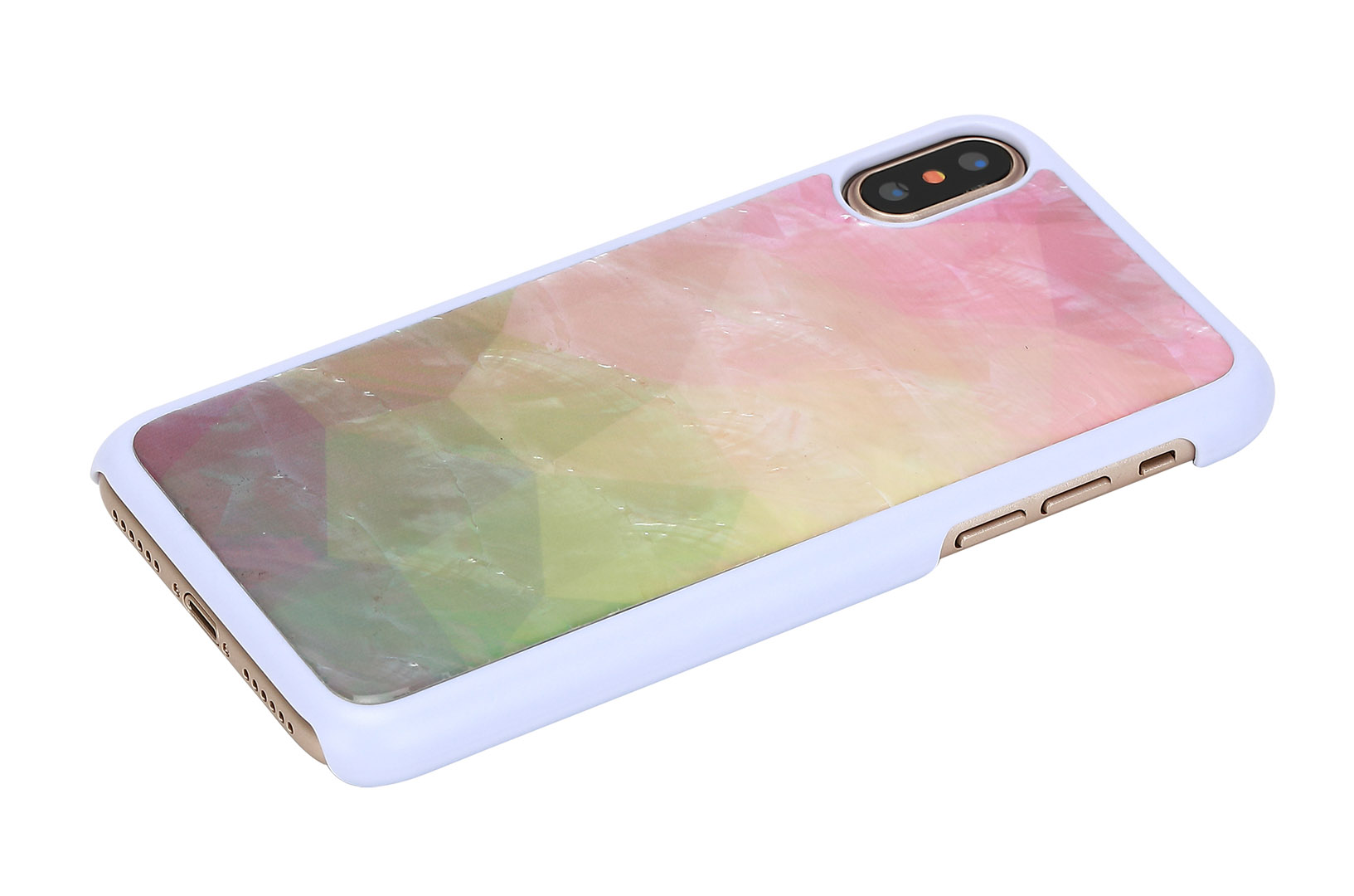 iKins iPhone XS/S Vesilille Valge Korpus