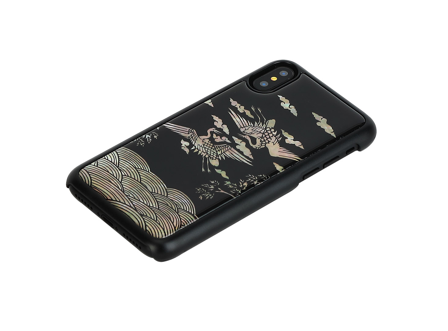 iKins iPhone XS/S Kranets Melns Vāciņš