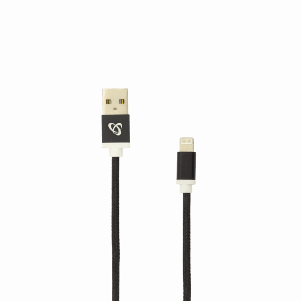 Sbox IPH7-B USB 2.0 8 Pin laadija Must