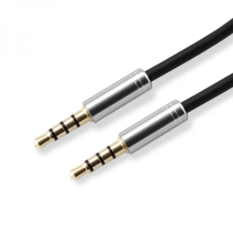 Sbox 3535-1.5W 3.5mm AUX kabelis Kokosriekstu Balts