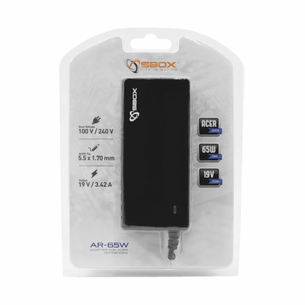 Sbox AR-65W adapteris Acer nešiojamiesiems kompiuteriams