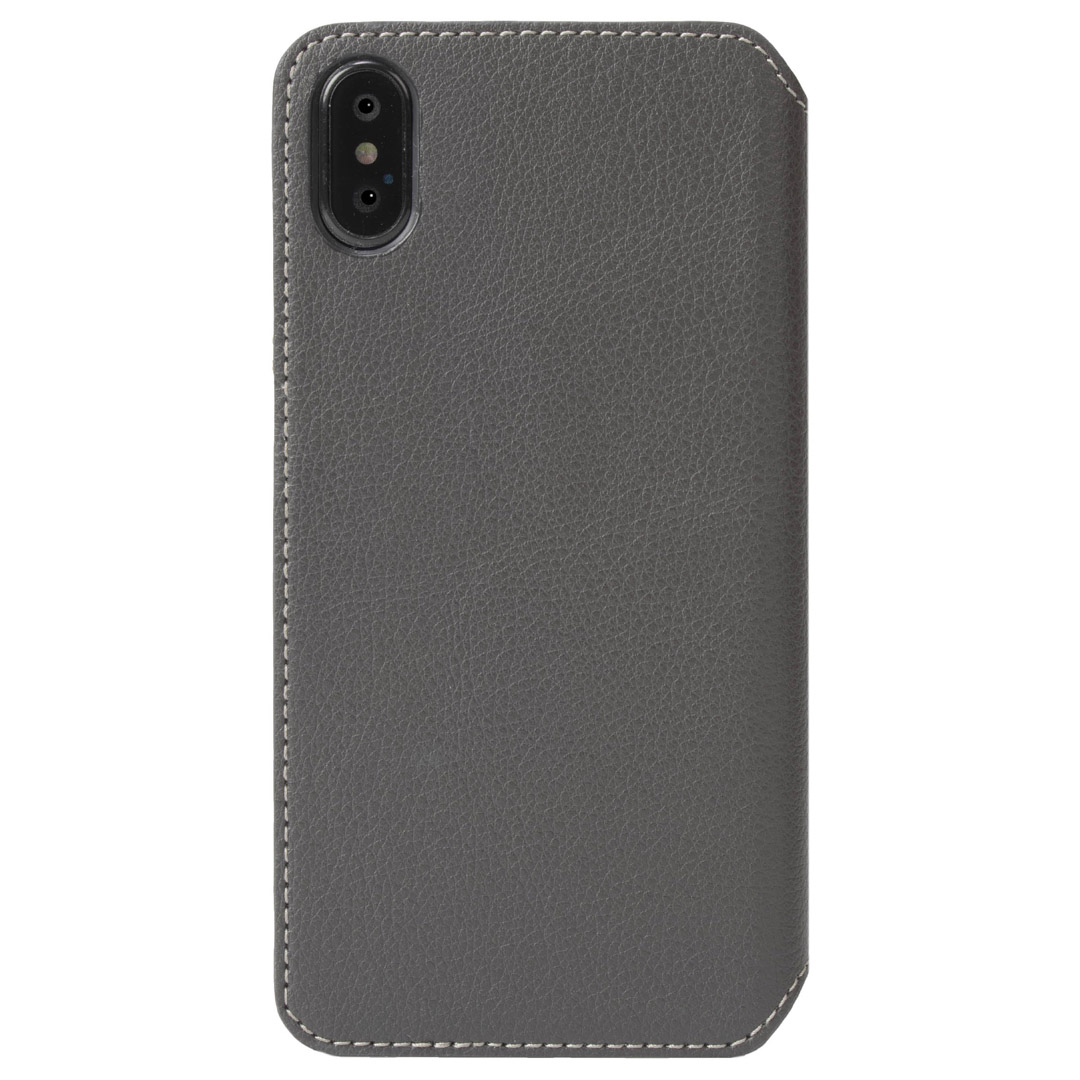 Krusell Pixbo 4 kortelių SlimWallet iPhone XS Max pilkas