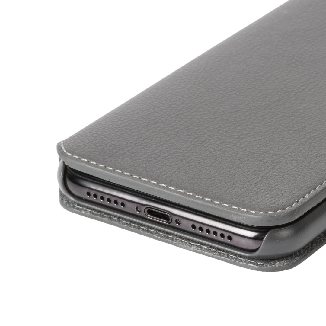 Krusell Pixbo 4 kortelių SlimWallet iPhone XS Max pilkas