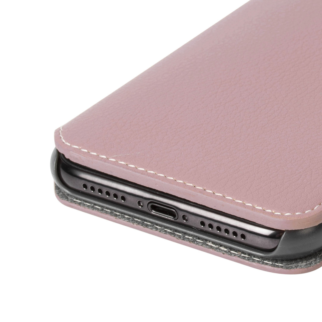 Krusell Pixbo 4 Card Wallet iPhone XS Max Rose