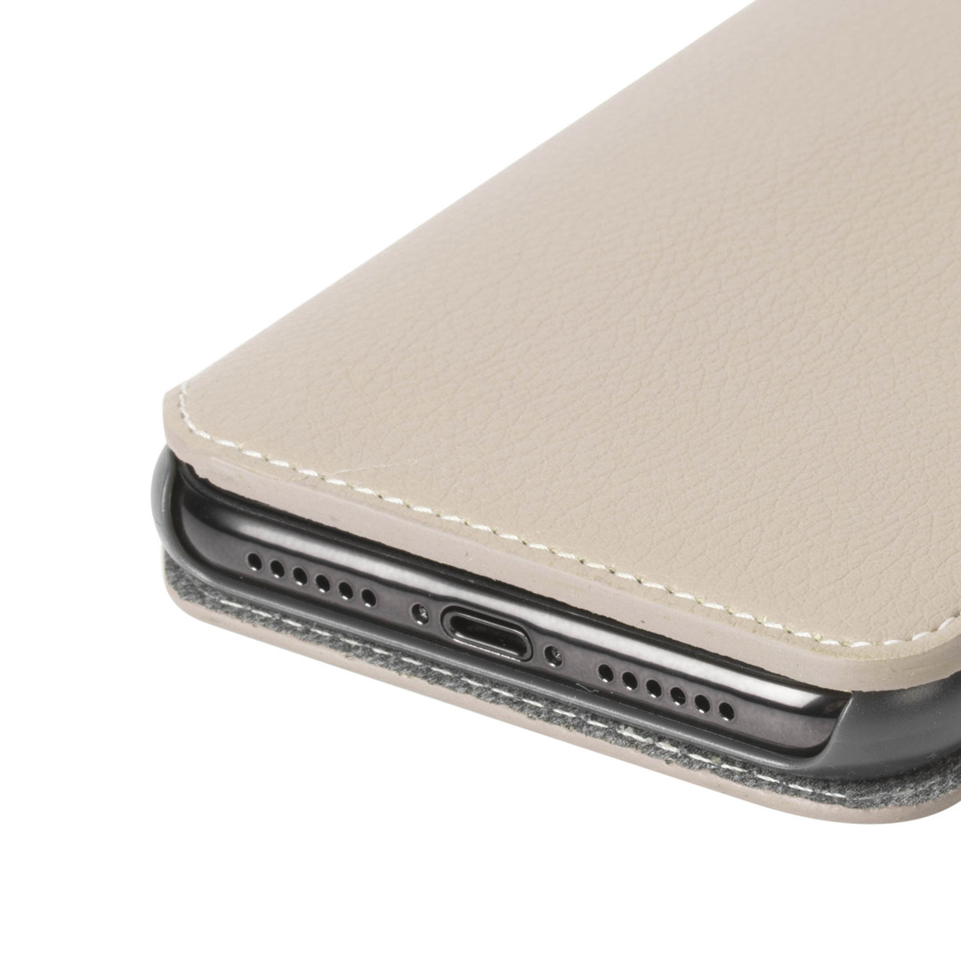 Krusell Pixbo 4 Kartes Maks iPhone XS Max Bēša Vāciņš