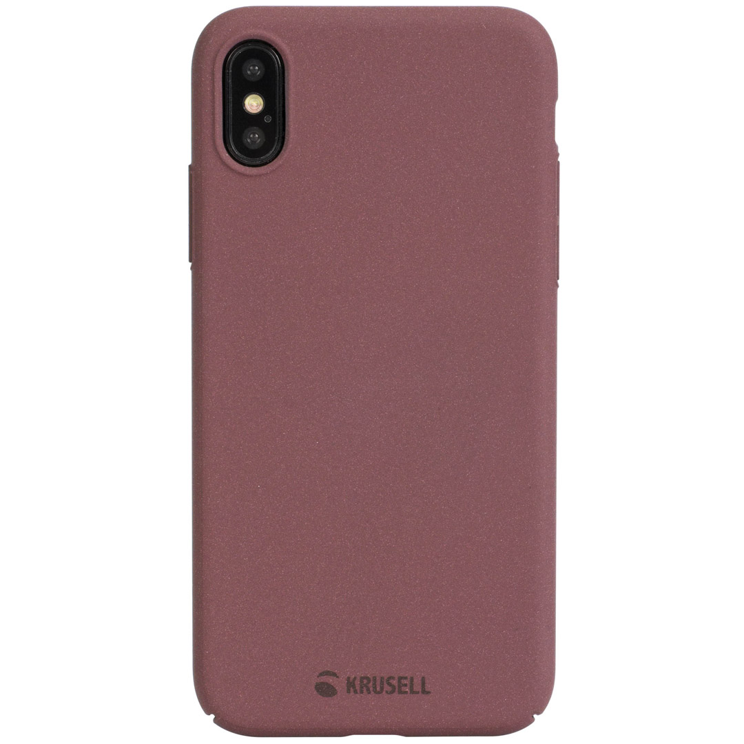 Krusell Sandby iPhone XS Cover Rust