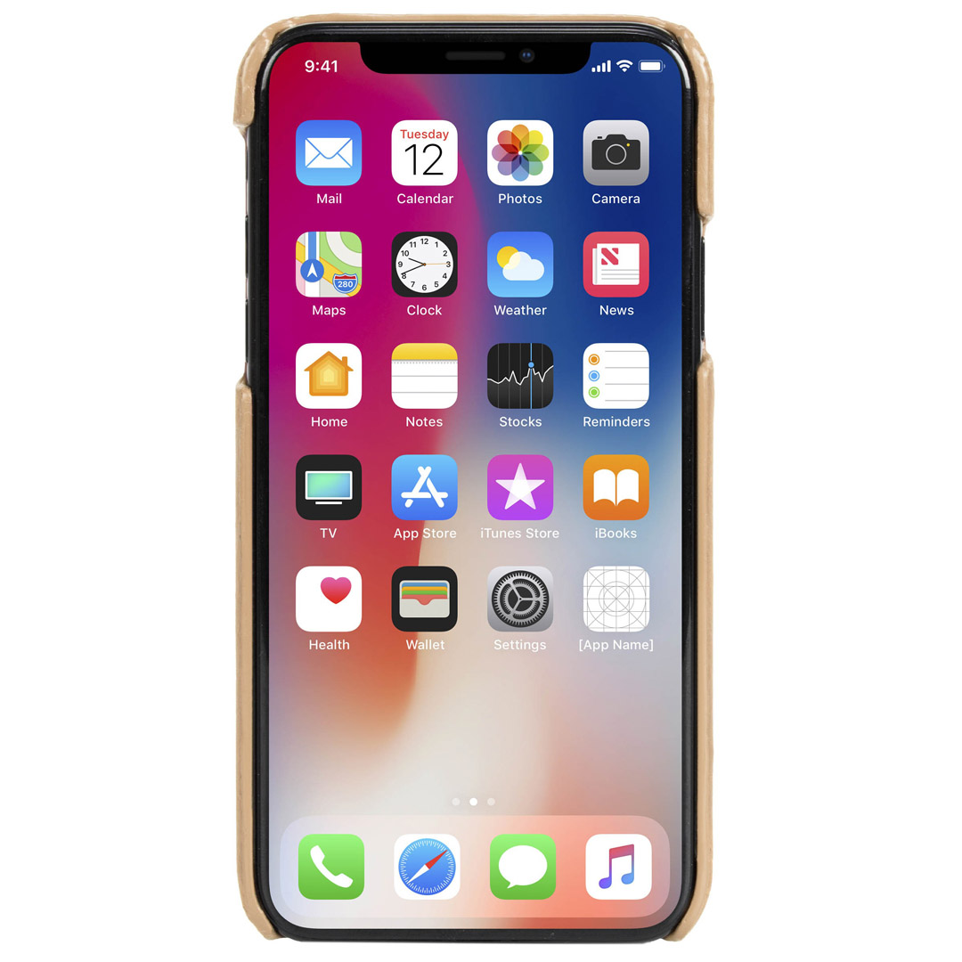 Krusell Sunne 2 kaarditasku iPhone XS Max Vintage Nude