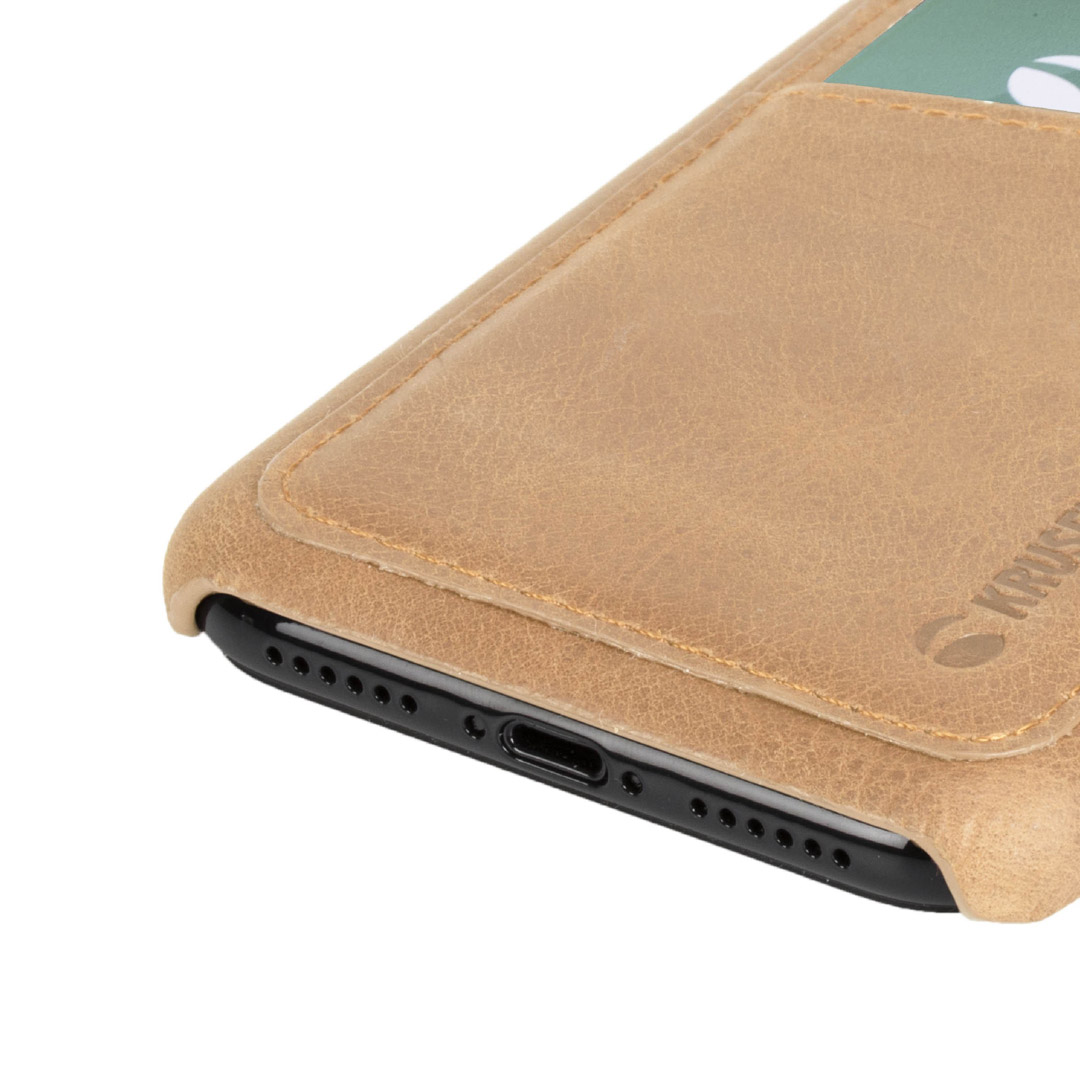 Krusell Sunne 2 kaarditasku iPhone XS Max Vintage Nude