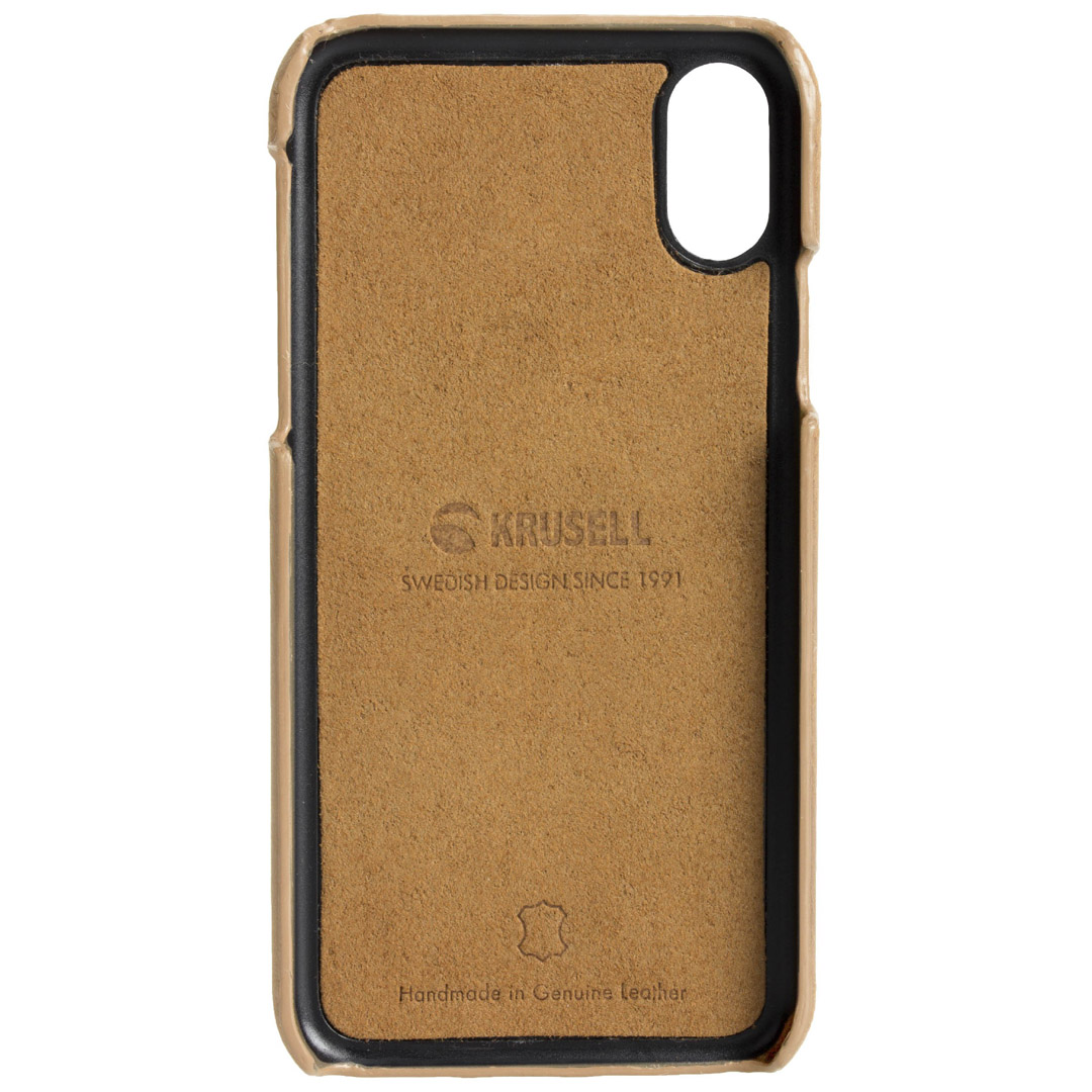 Krusell Sunne 2 kaarditasku iPhone XS Max Vintage Nude