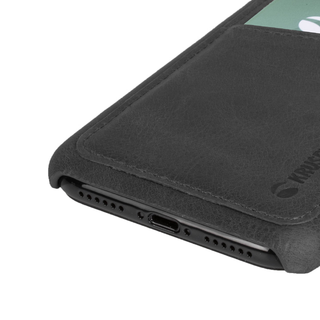 Krusell Sunne 2 kaardikaan iPhone XS Max Vintage must