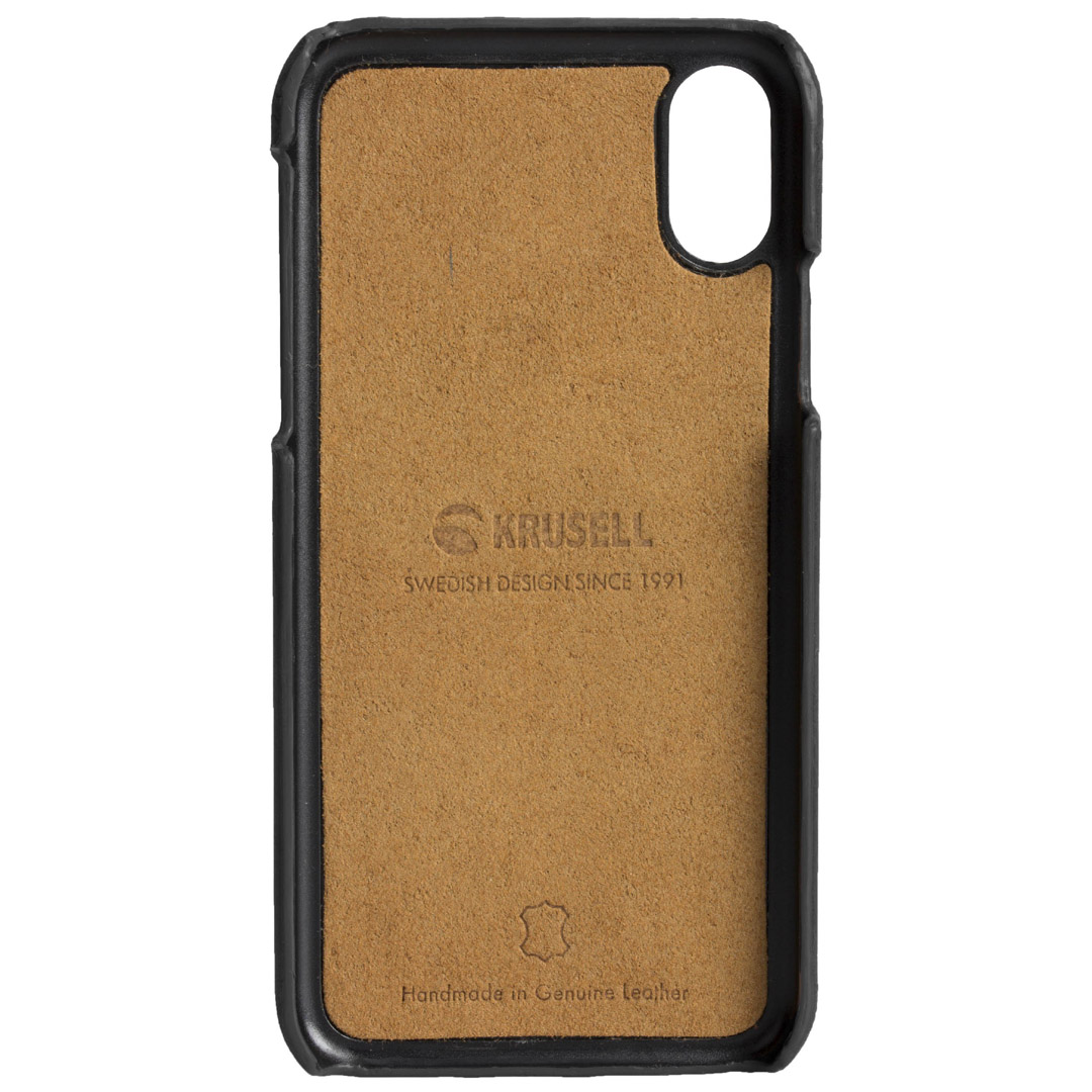 Krusell Sunne 2 kaardikaan iPhone XS Max Vintage must