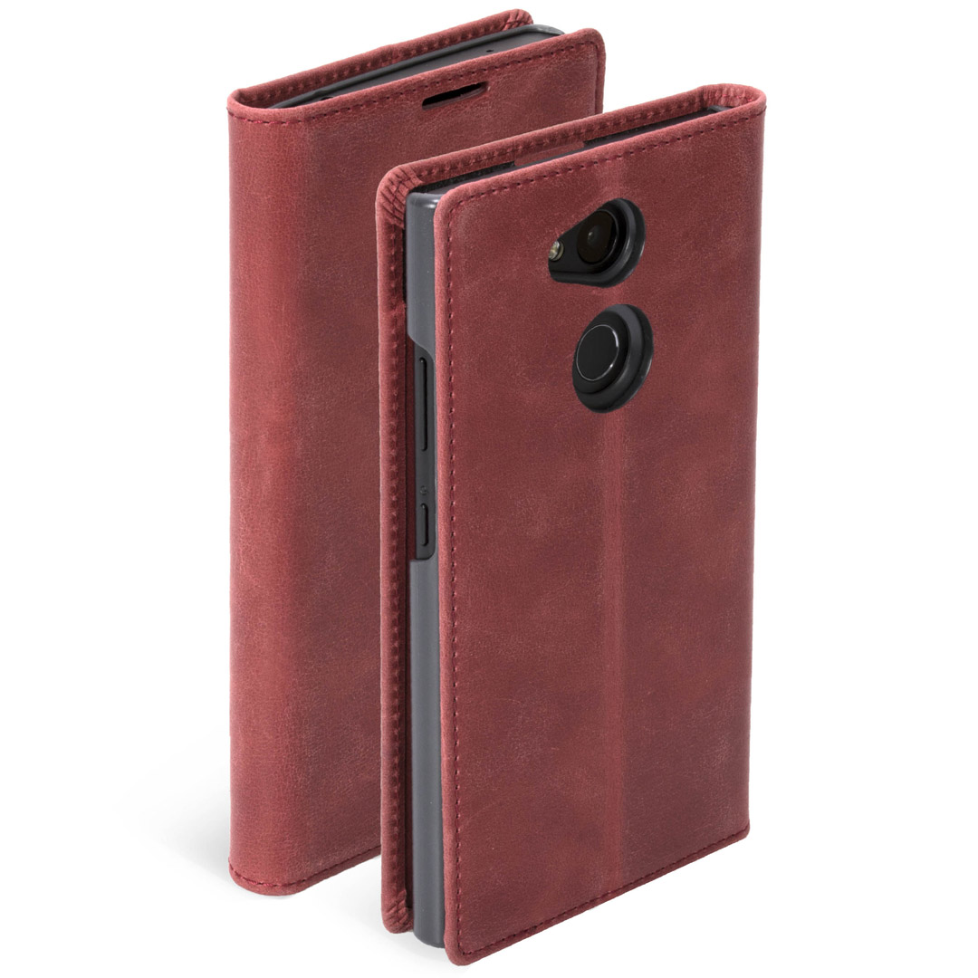 Krusell Xperia L2 Sunne Maki Maciņš Vintage Sarkanā