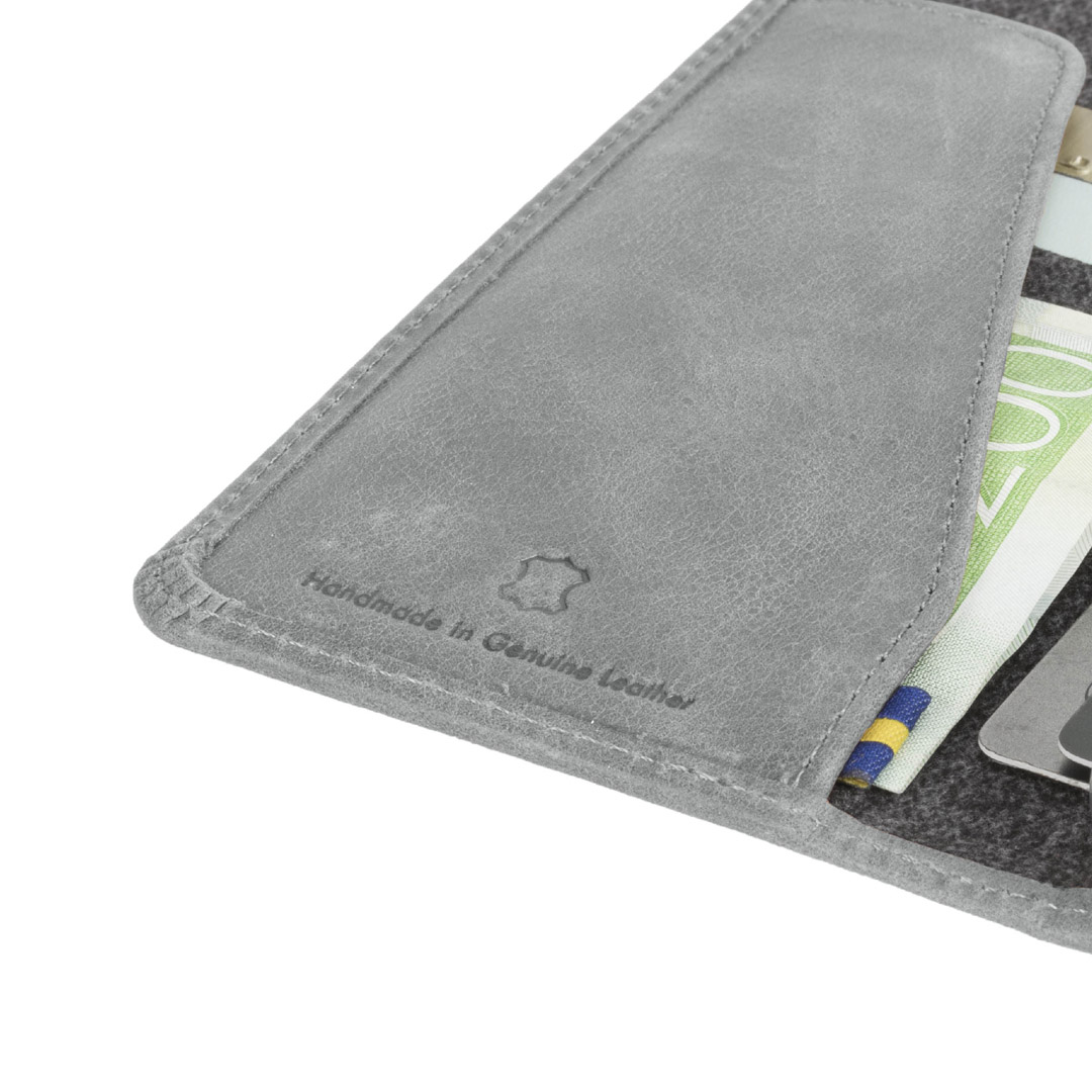 Krusell Sunne 4 Card FolioWallet iPhone XS Max Grey