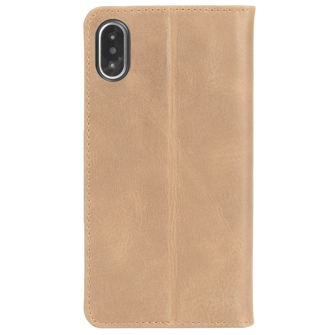 Krusell Sunne 4 karšu foliomaks iPhone XS Max Vintage Nude