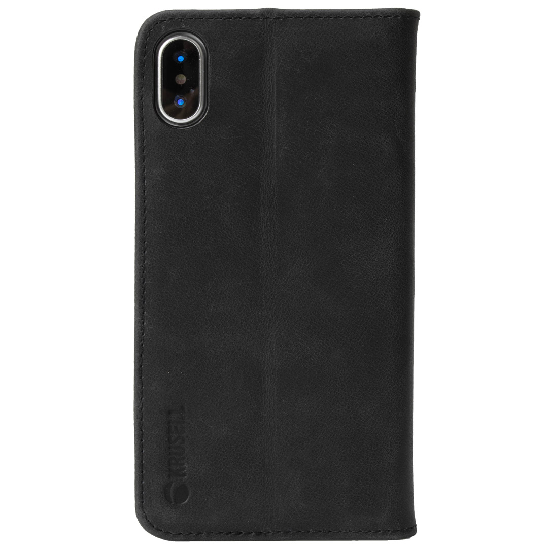 Krusell Sunne 4 kaardi folio iPhone XS Max rahakott must