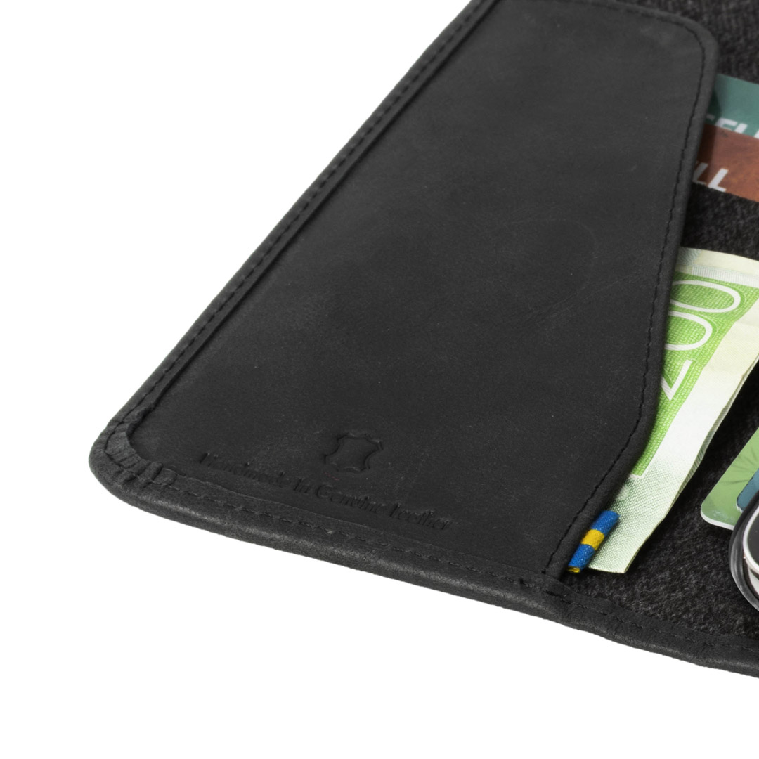 Krusell Sunne 4 kaardi folio iPhone XS Max rahakott must