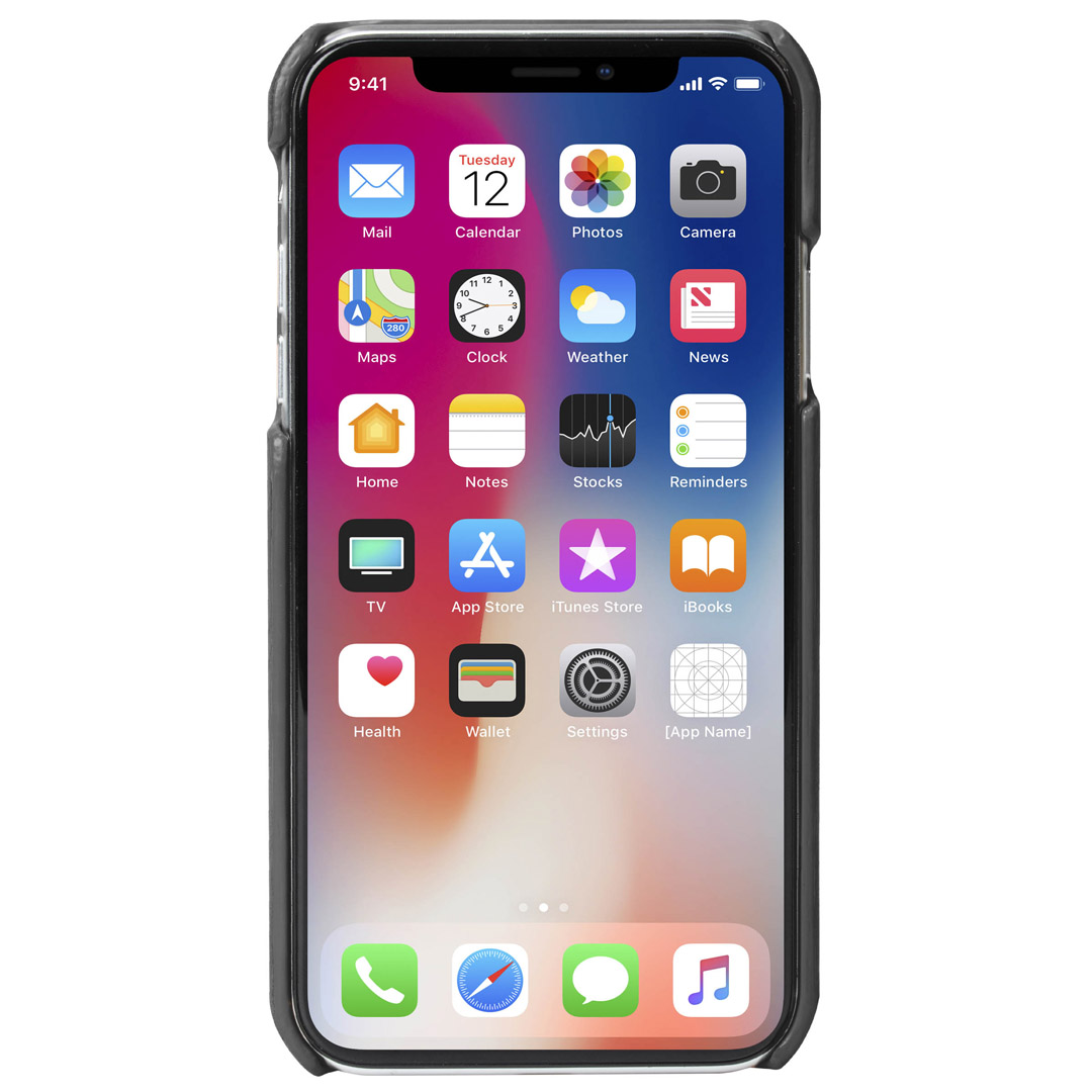 Krusell Sunne vāciņš iPhone XS Max Vintage Melns
