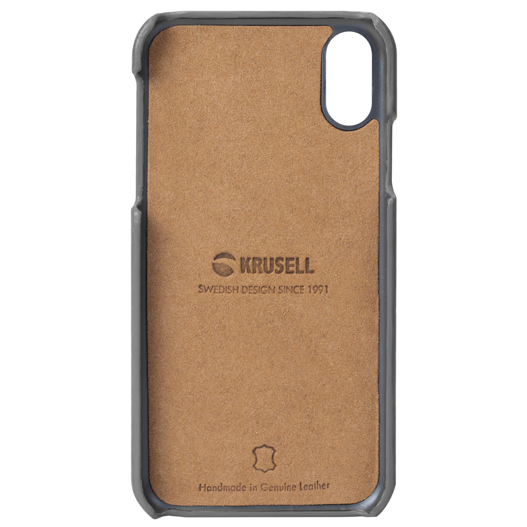 Krusell Sunne vāciņš iPhone XS Max Vintage Melns