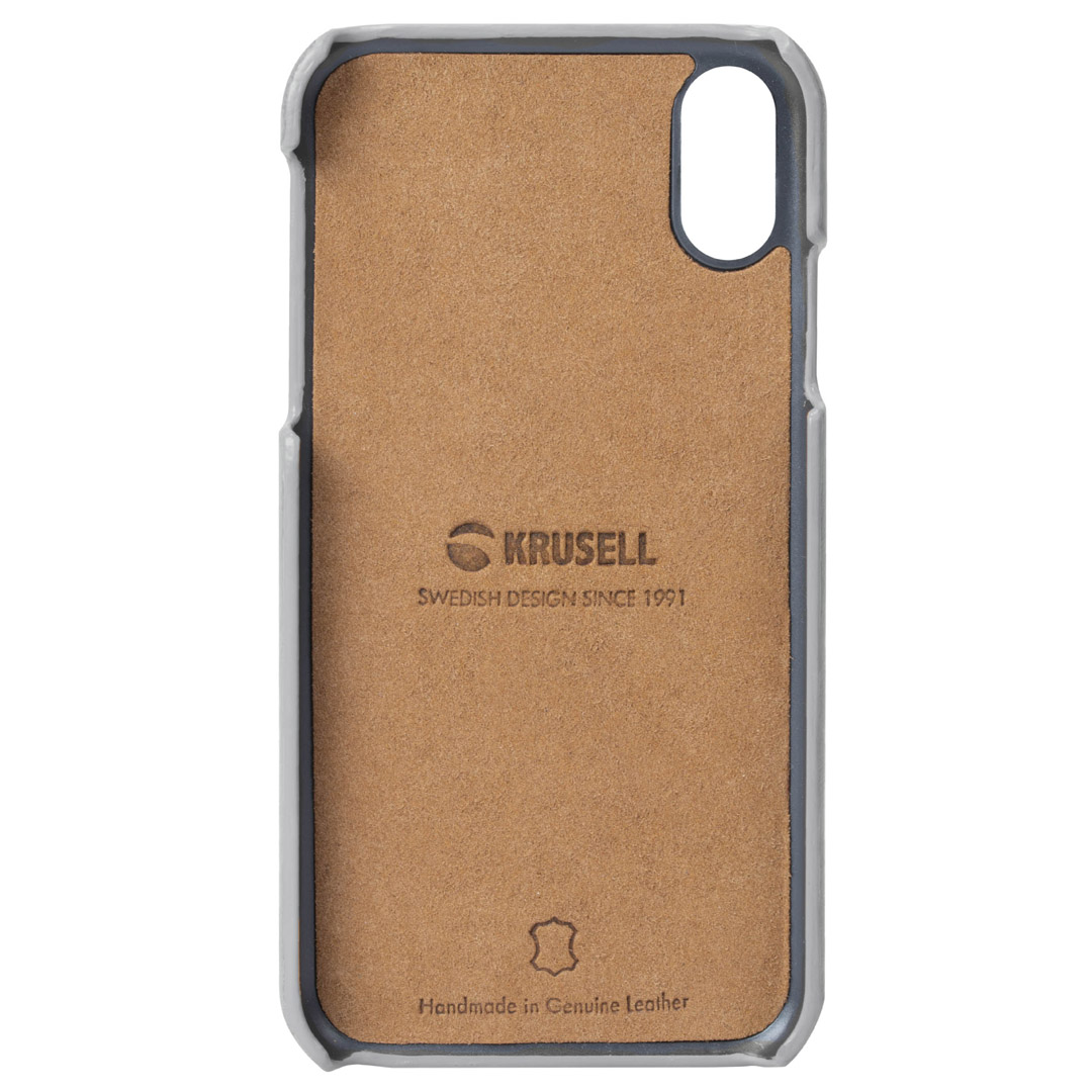Krusell Sunne Vāks iPhone XS Vintage Pelēks
