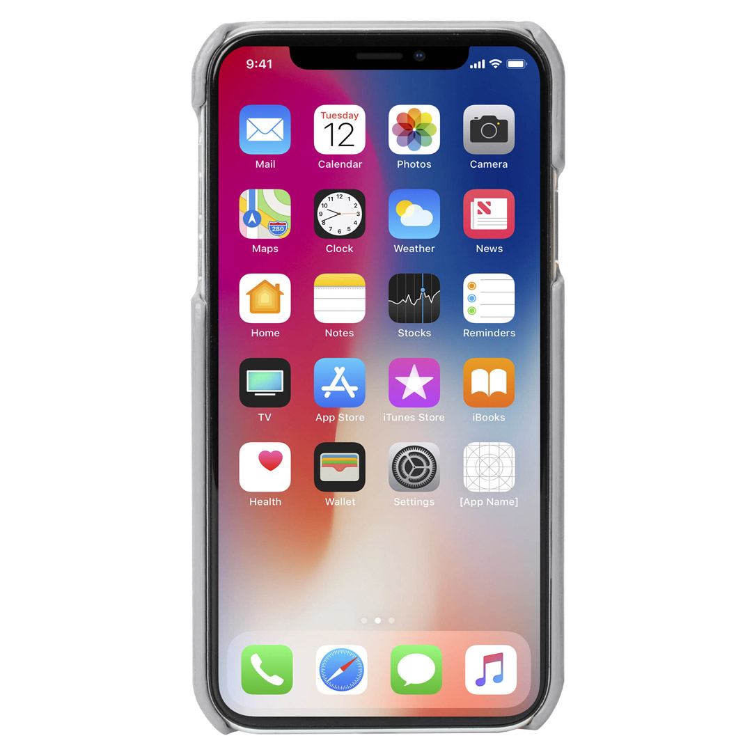 Krusell Sunne Vāks iPhone XS Vintage Pelēks