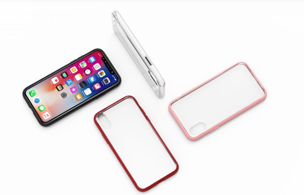 Devia Elegant iPhone XS/X prettriecienu vāks 5.8 rozā
