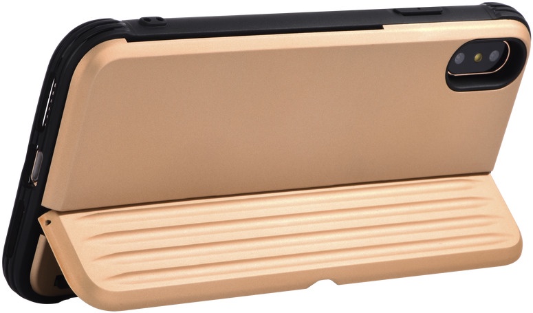 Devia H-Card iPhone XS/X Gold Case