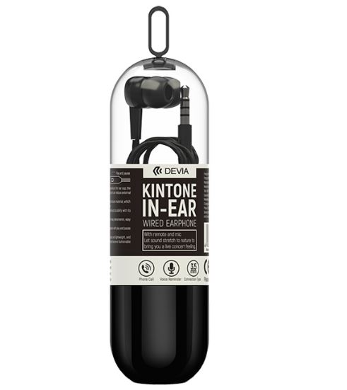 Devia Kintone V2 3.5mm Ausinės Juoda