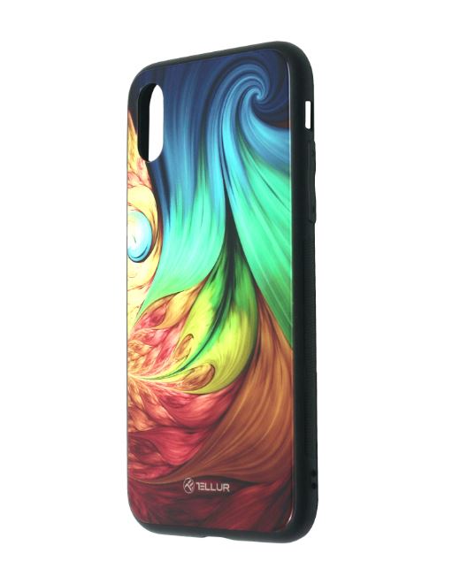 Tellur iPhone XR katte klaasitrükiga Mesmeric