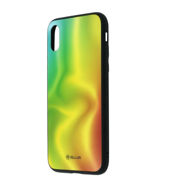 Чехол Tellur Стеклянная Печать для iPhone XS Шелк