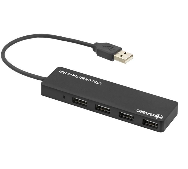 Tellur USB šakotuvas 4 prievadai USB 2.0 juodas