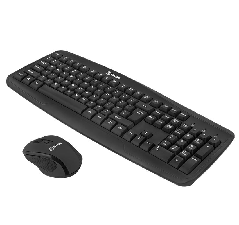 Tellur TLL511051 Belaidė Klaviatūra ir Pelė Juoda Komplektas