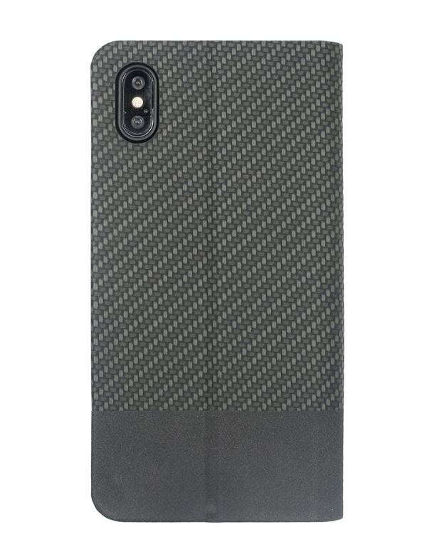Tellur iPhone XS Süsinik Korpus Must
