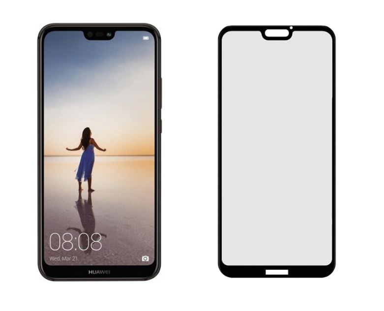 Tellur Huawei P20 Lite 3D Rūdīts Stikls Melns