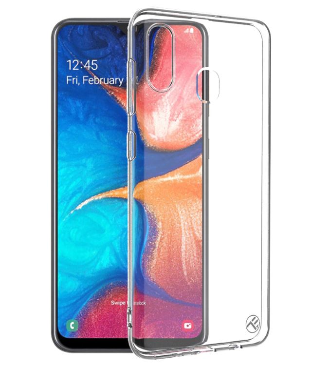 Tellur Silikoonkate Samsung A20 Läbipaistev