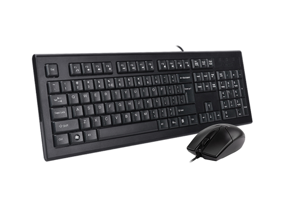 A4Tech 46009 Mouse & Keyboard KR-85550 Black
