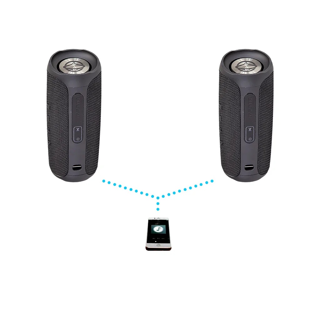 Manta SPK130GO BT Black nešiojama Bluetooth kolonėlė