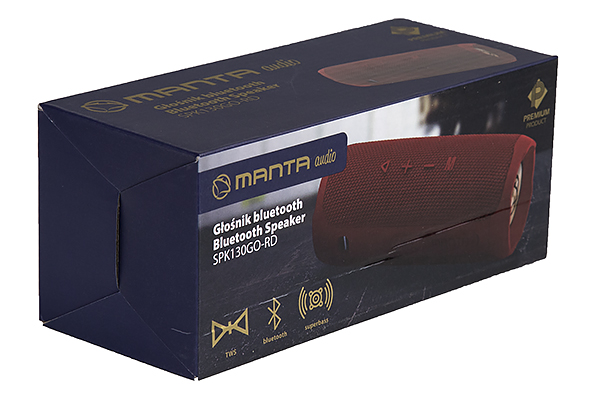 Manta SPK130GO BT Red Портативная Bluetooth Колонка