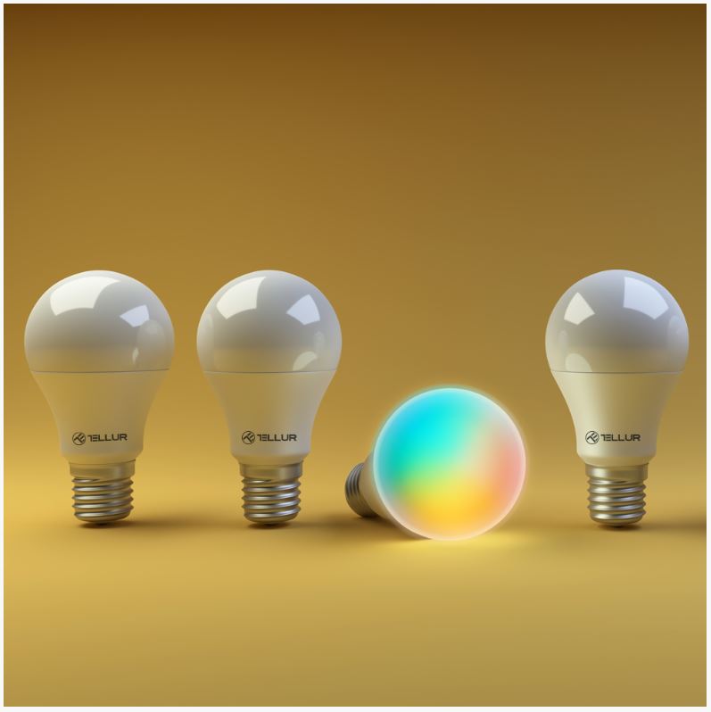 Tellur TLLLB04 Viedā Spuldze E27 RGB Balta Silta