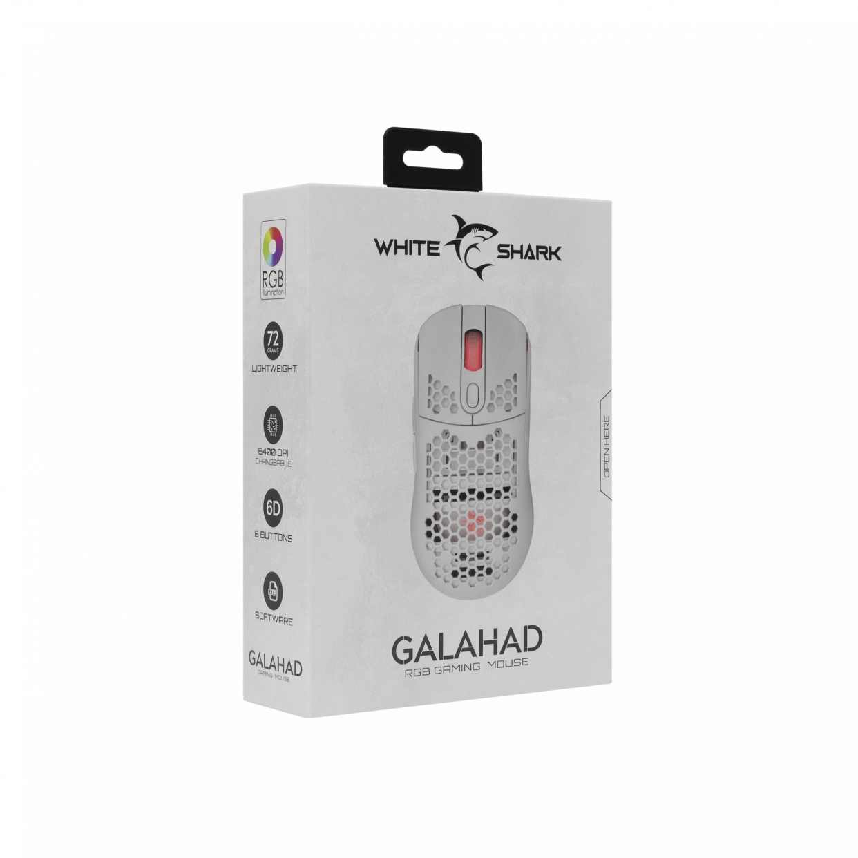 White Shark GM-5007 GALAHAD-W Gaming Mouse White