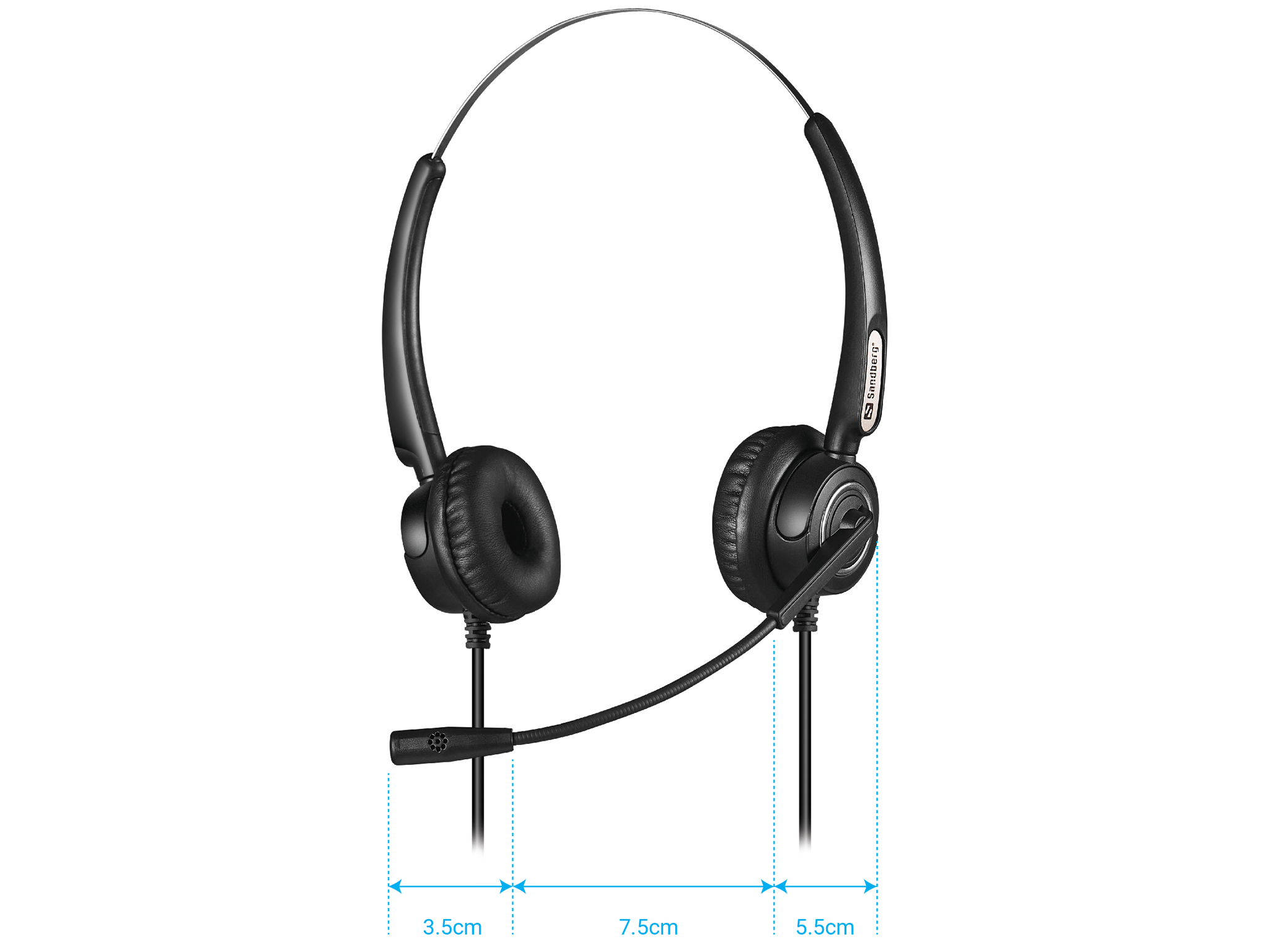 Sandberg 126-13 Pro Stereo USB Office Headset