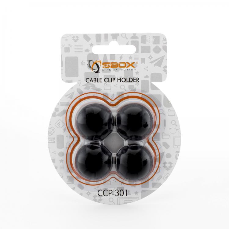 Sbox CCP-301 4pcs Cable Organizer Clips