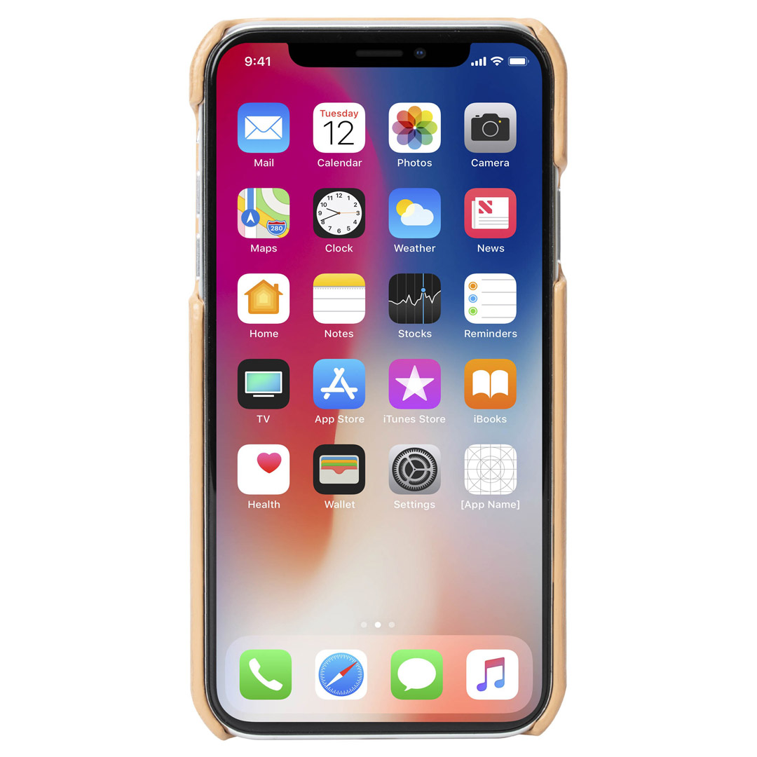 Krusell Sunne Cover Apple iPhone XS vintage nude