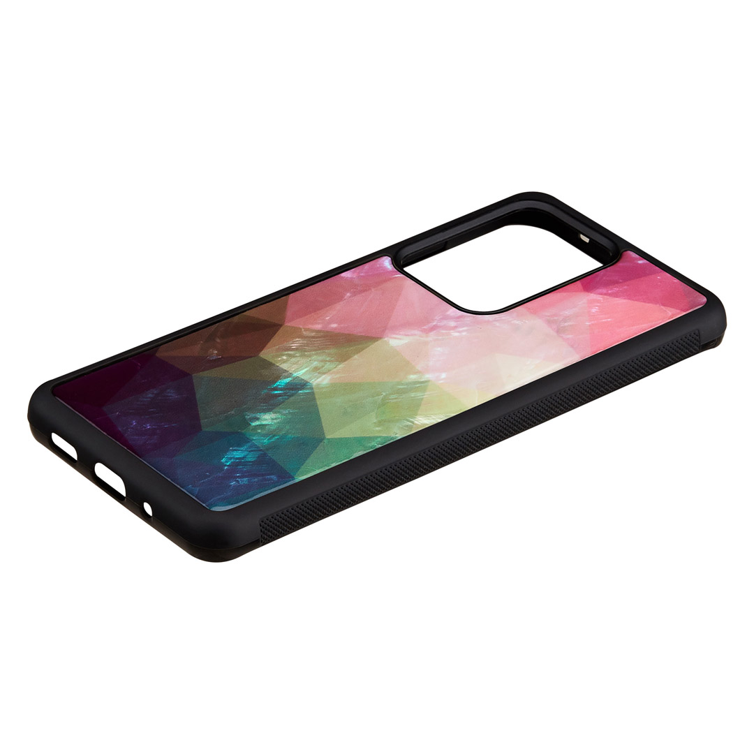 iKins Samsung Galaxy S20 Ultra Water Flower Case Black
