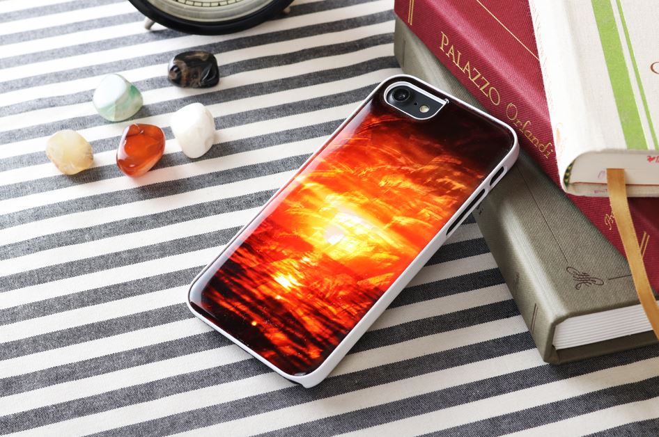 iKins iPhone 8/7 Korpus Päikeseloojangu Valge