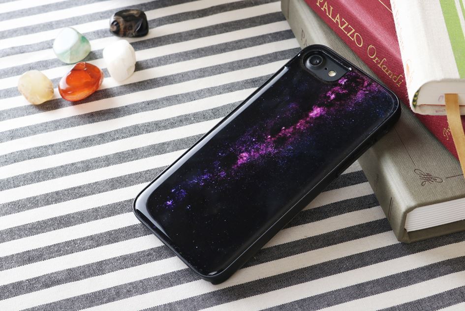 iKins iPhone 8/7 Case Milky Way Black
